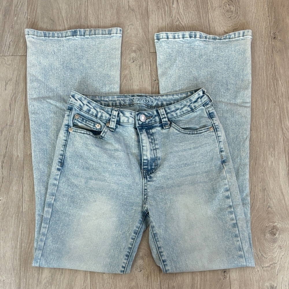 Light Blue Flare & Wide Leg Jeans
